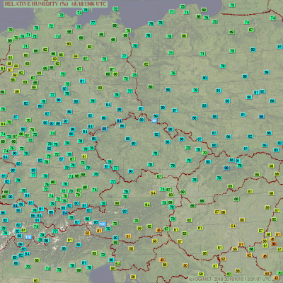 18.08.1986 GSOD Relativni vlhkost